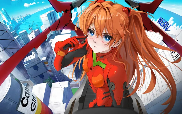 Asuka Langley — Evangelion 4K — Wallpaper Neon Genesis Evangelion