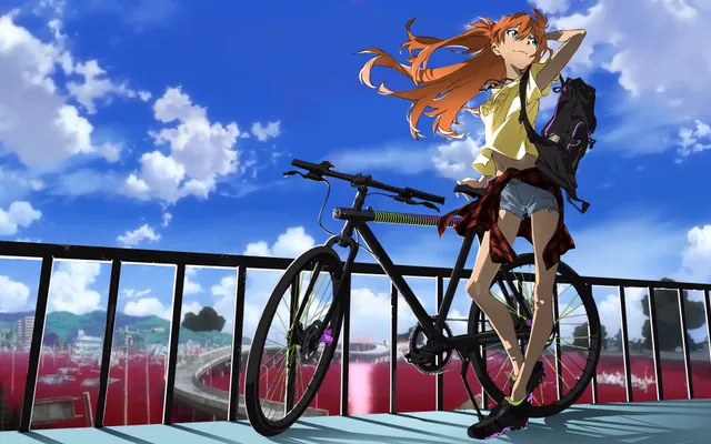 Asuka Soryu — Unit-02 4K — Wallpaper Neon Genesis Evangelion