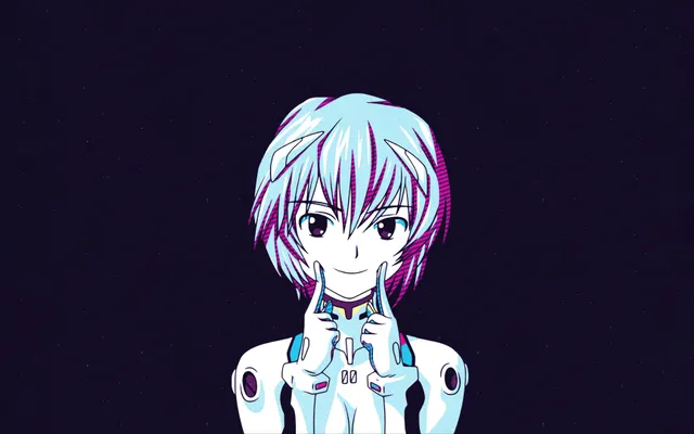 Rei Ayanami — Artwork 4K — Wallpaper Neon Genesis Evangelion