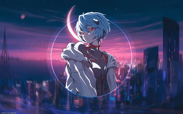 Rei Ayanami — Evangelion 4K — Wallpaper Neon Genesis Evangelion