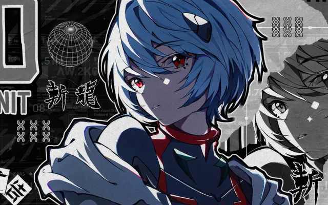 Rei Ayanami — Wallpaper Neon Genesis Evangelion