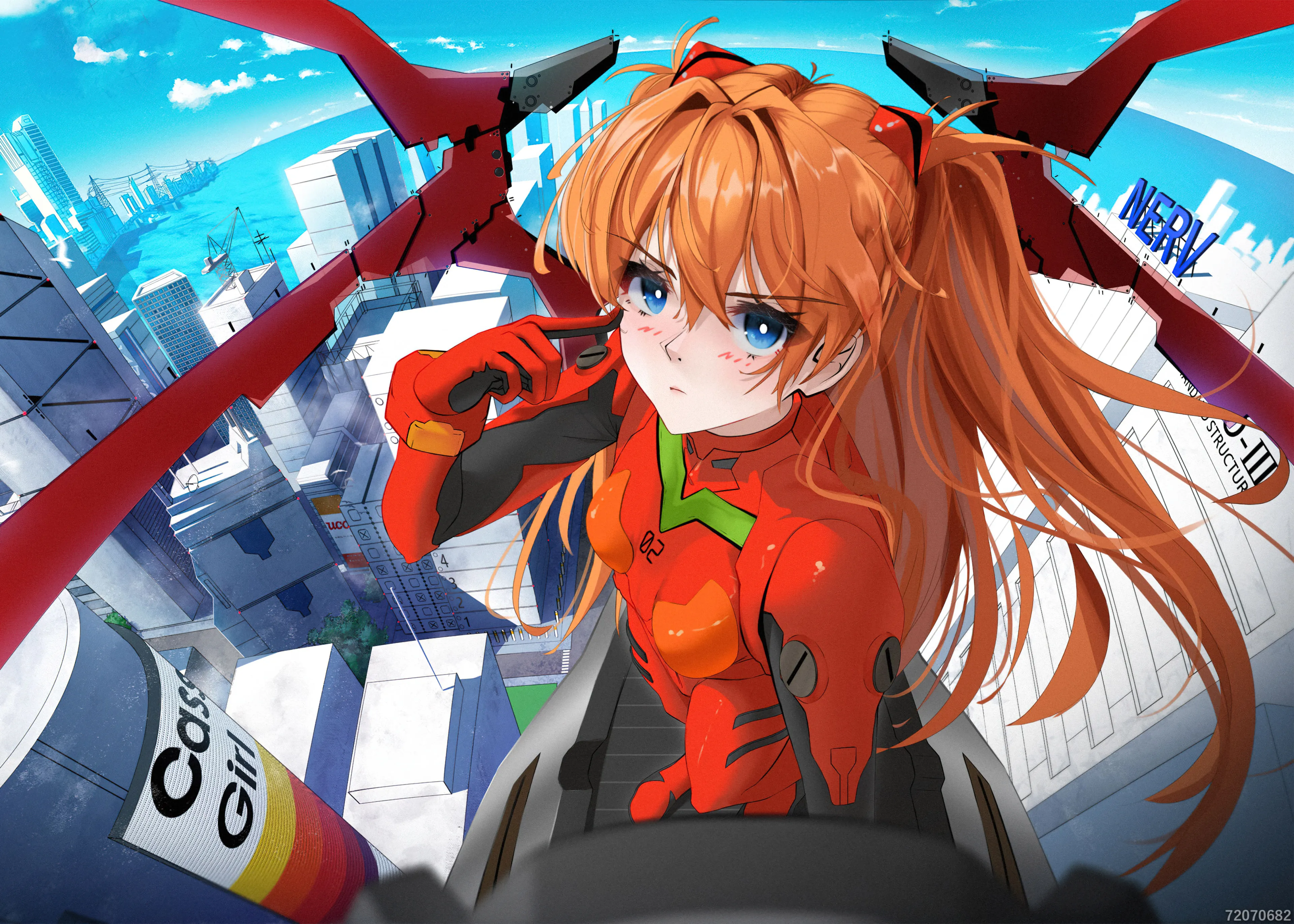 Asuka Langley — Evangelion 4K Asuka Langley — Evangelion 4K — Wallpaper Neon Genesis Evangelion