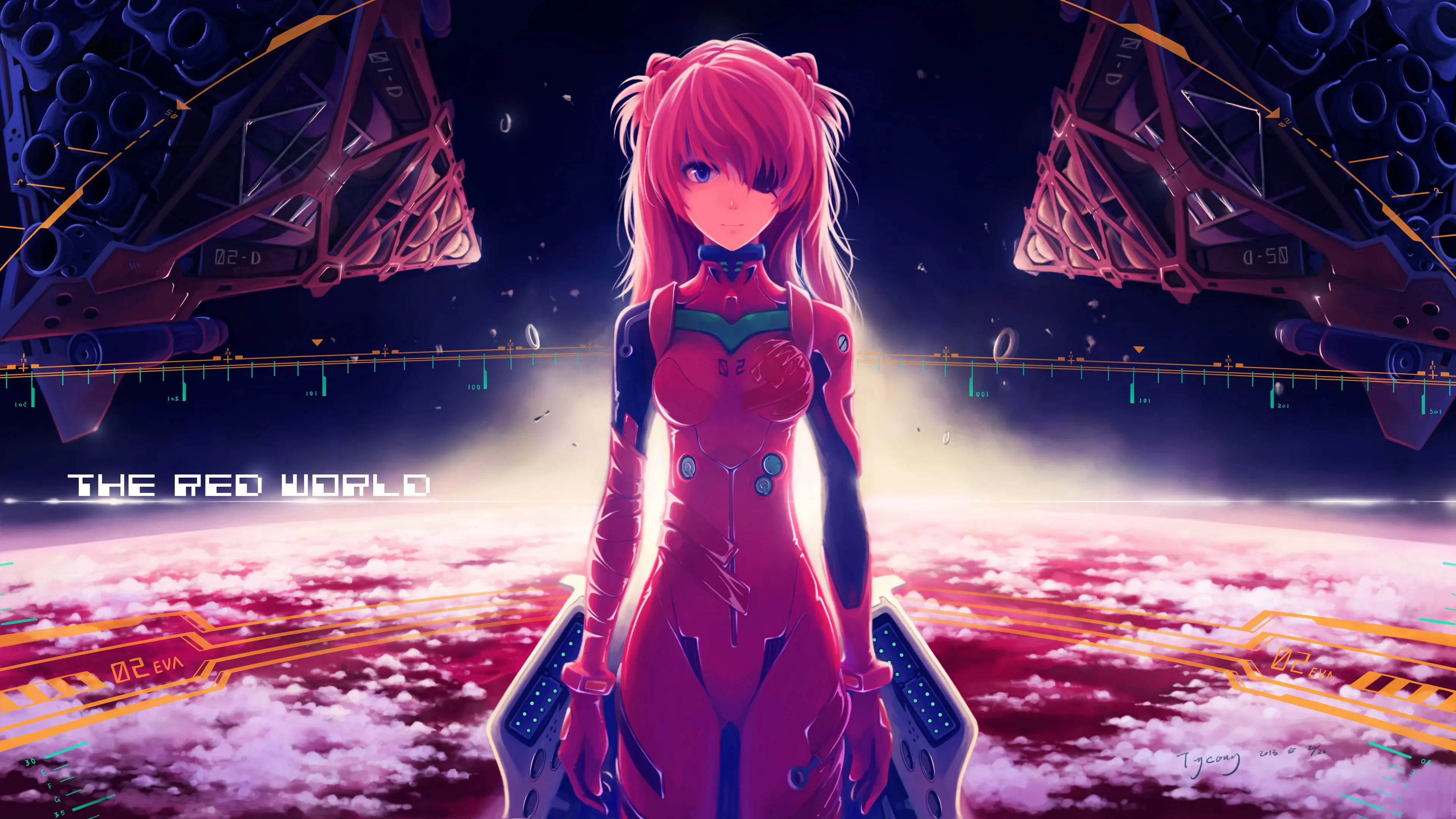 Asuka Langley — NGE Classique Asuka Langley — NGE Classique — Wallpaper Neon Genesis Evangelion